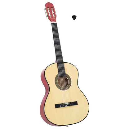 Klassische Gitarre für Anfänger 4/4 39" Lindenholz