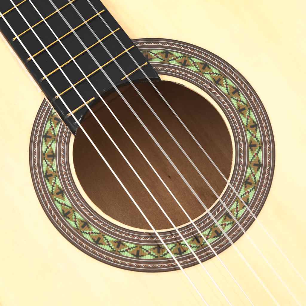 vidaXL 12.-tlg. Klassische Gitarre Set für Anfänger 4/4 39"