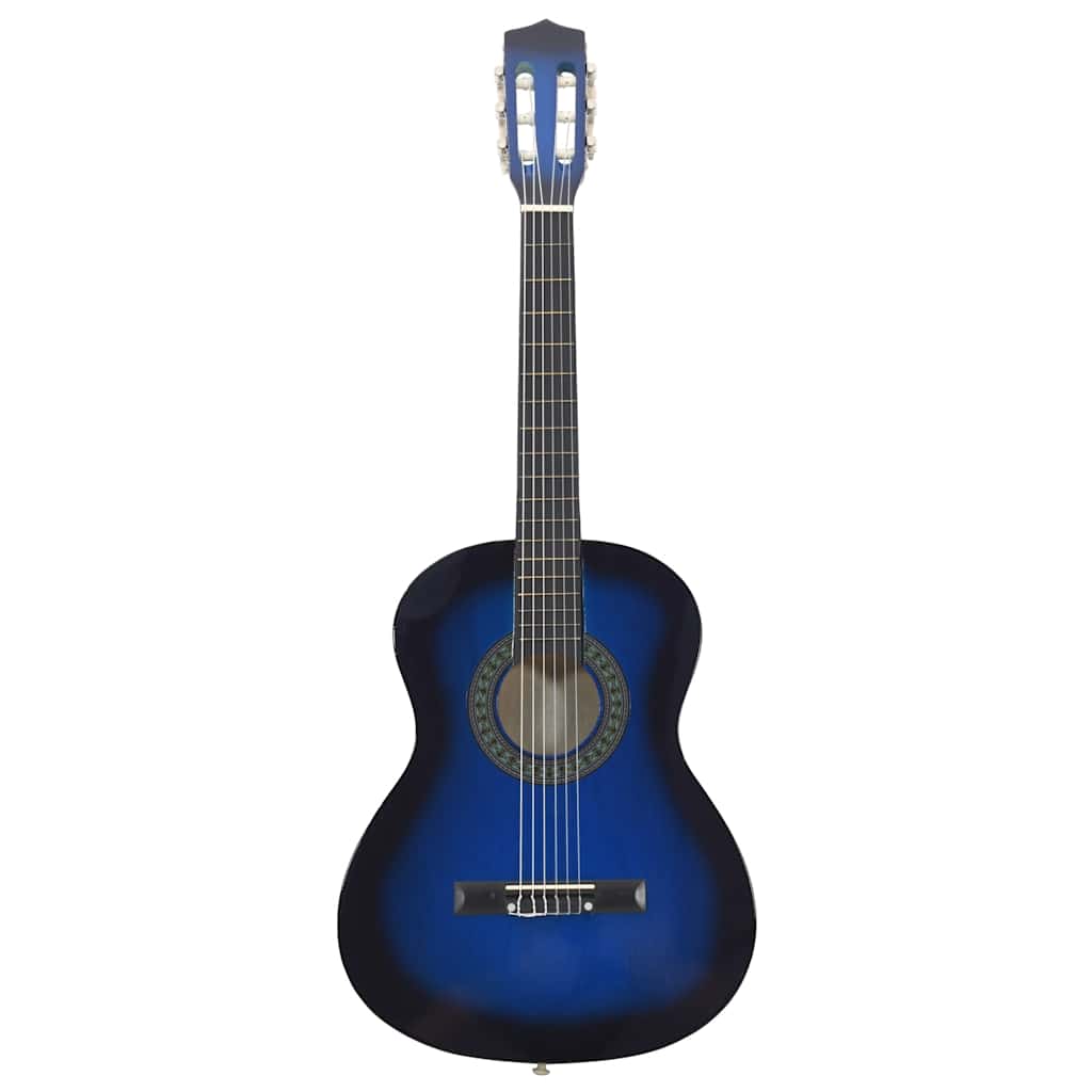 Klassikgitarre für Anfänger und Kinder Blau 3/4 36"