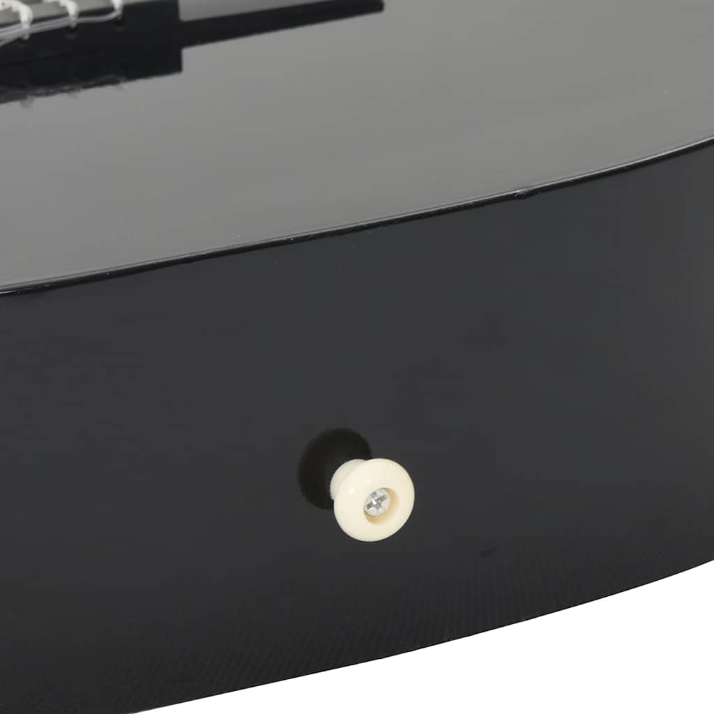 Klassikgitarre für Anfänger und Kinder Schwarz 3/4 36"