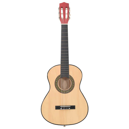 8-tlg. Klassische Gitarre für Kinder-Anfänger 1/2 34"