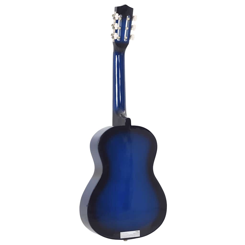 Klassikgitarre für Anfänger und Kinder Blau 1/2 34"