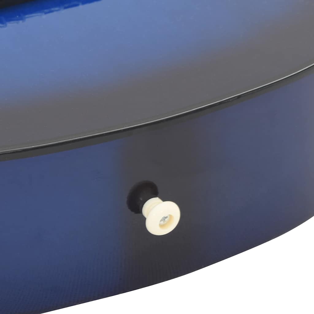 Klassikgitarre für Anfänger und Kinder Blau 1/2 34"