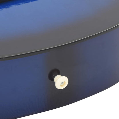 Klassikgitarre für Anfänger und Kinder Blau 1/2 34"