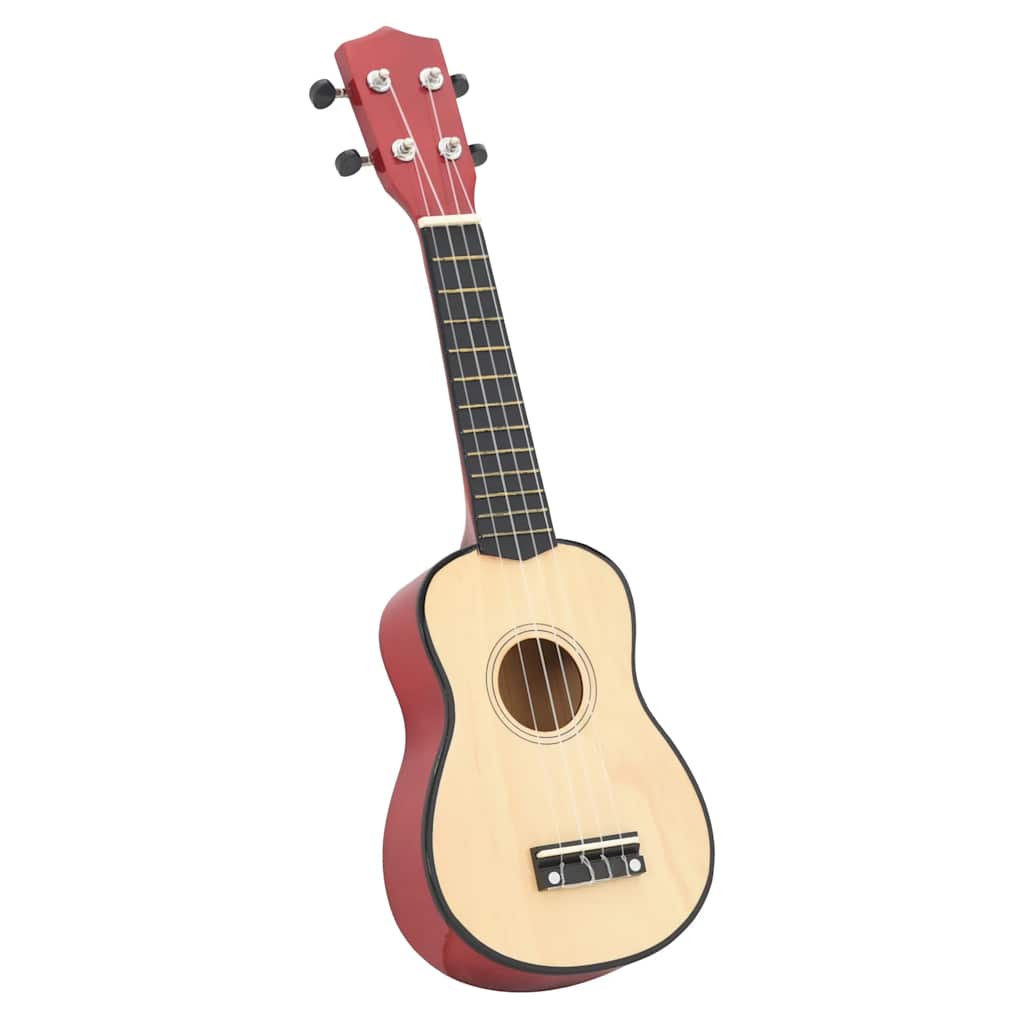Sopran Ukulele Set für Kinder mit Tasche Helles Holz 23"
