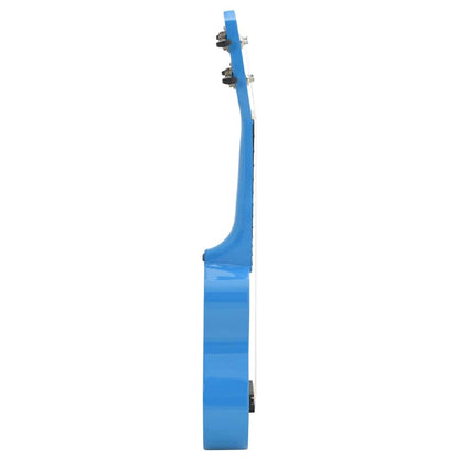 Sopran-Ukulele-Set mit Tasche für Kinder Babyblau 23"