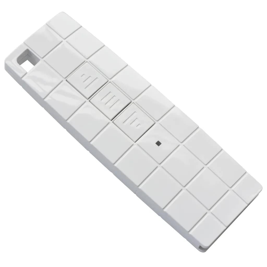 Motorisierte Kassetten-Markise 350x250 cm Blau und Weiß