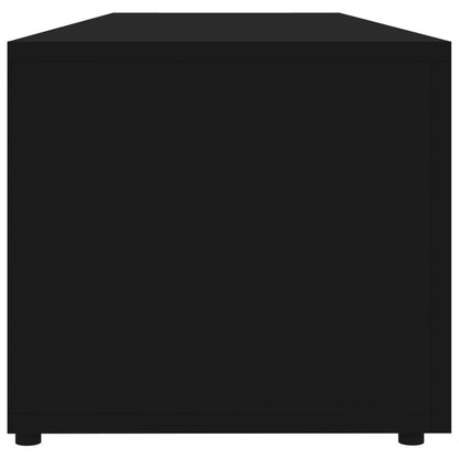 vidaXL Meuble TV Noir 120x34x30 cm Bois d'ingénierie