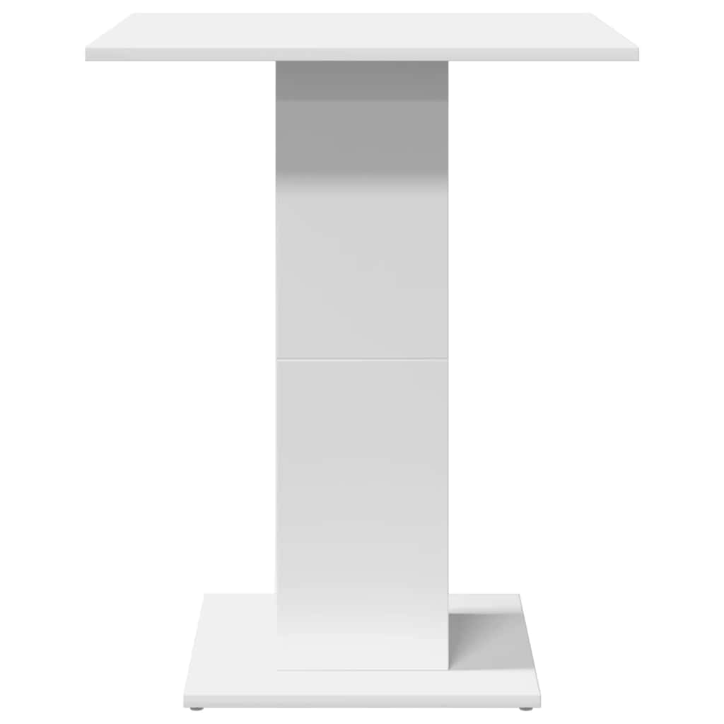 Bistrotisch Weiß 60x60x75 cm Holzwerkstoff