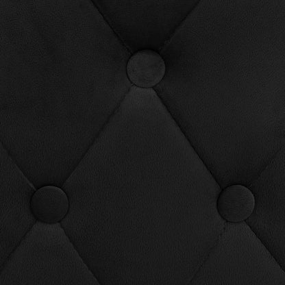 vidaXL Barhocker 2 Stk. Schwarz Samt