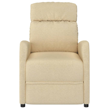 vidaXL Massagesessel Creme Stoff