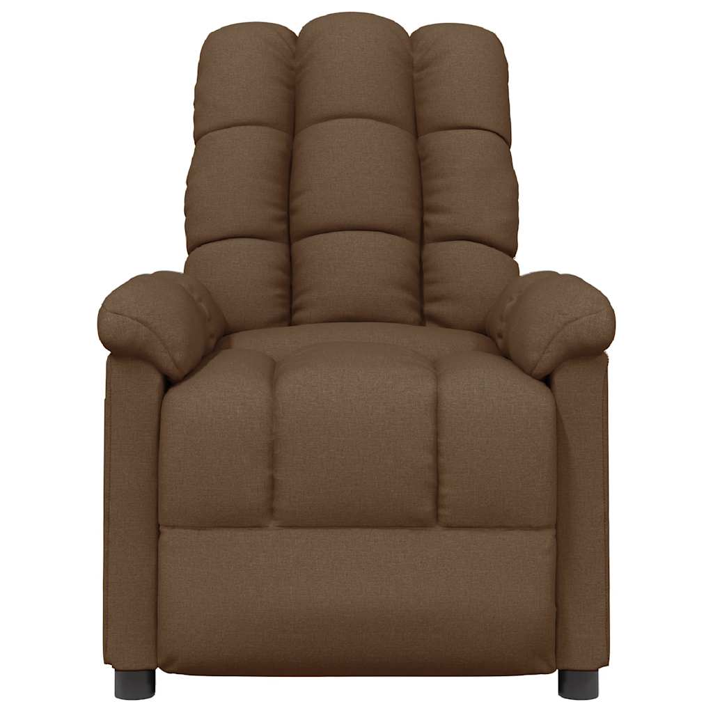 vidaXL Relaxsessel Braun Stoff