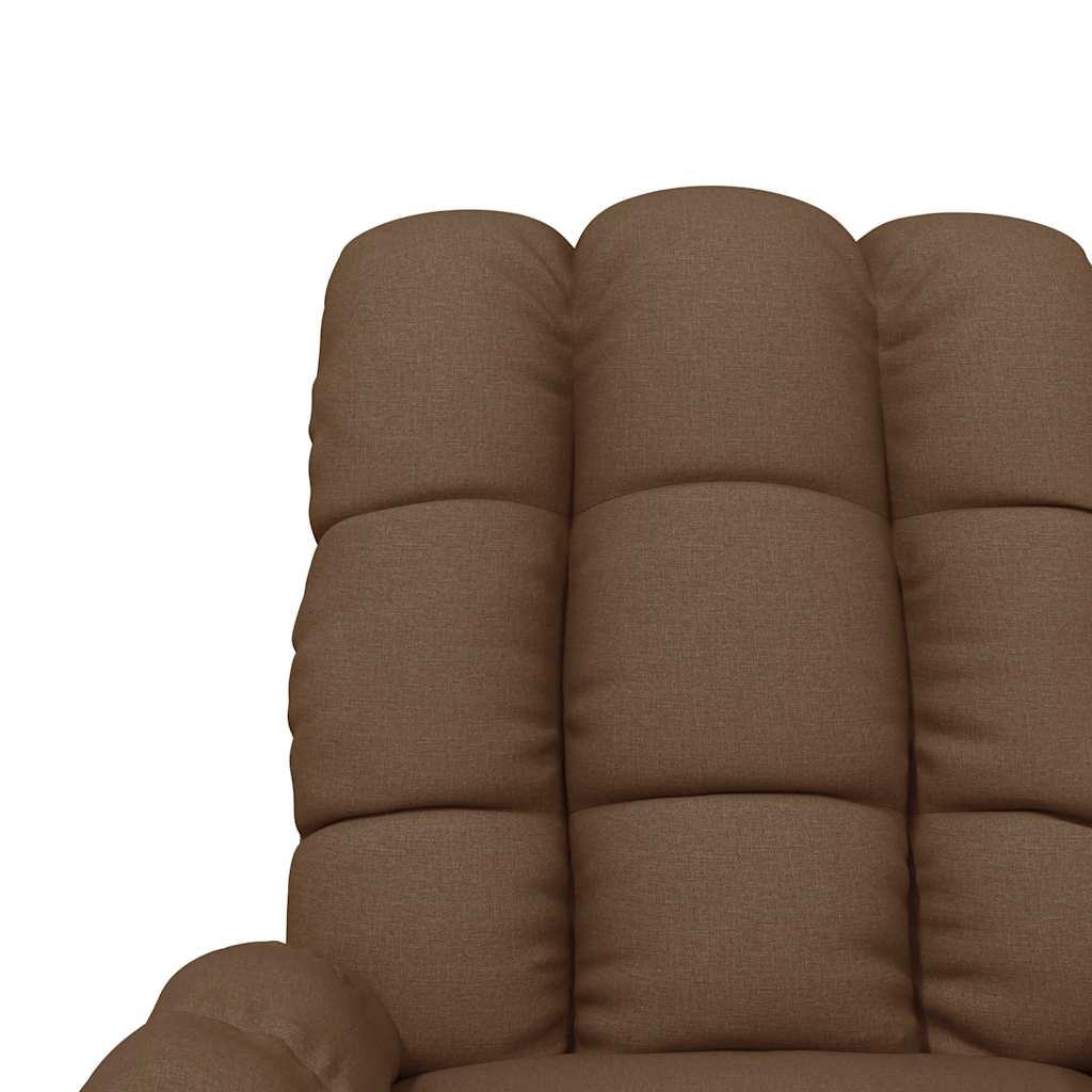 vidaXL Relaxsessel Braun Stoff