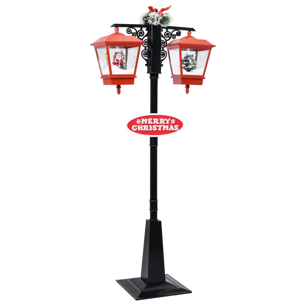 vidaXL Weihnachts-Straßenlampe mit Weihnachtsmann 81 x 40 x 188 cm PVC
