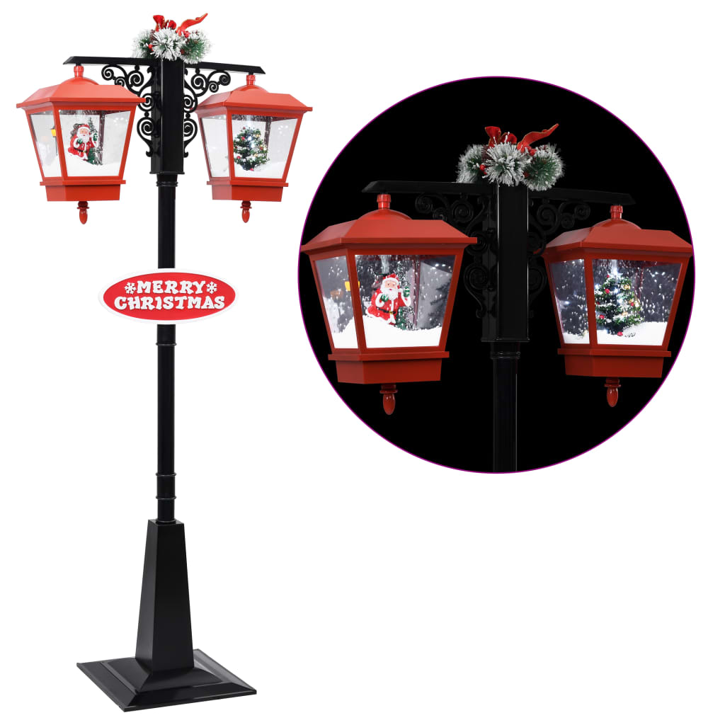 vidaXL Weihnachts-Straßenlampe mit Weihnachtsmann 81 x 40 x 188 cm PVC