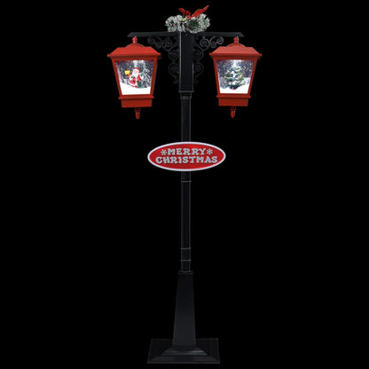 vidaXL Weihnachts-Straßenlampe mit Weihnachtsmann 81 x 40 x 188 cm PVC