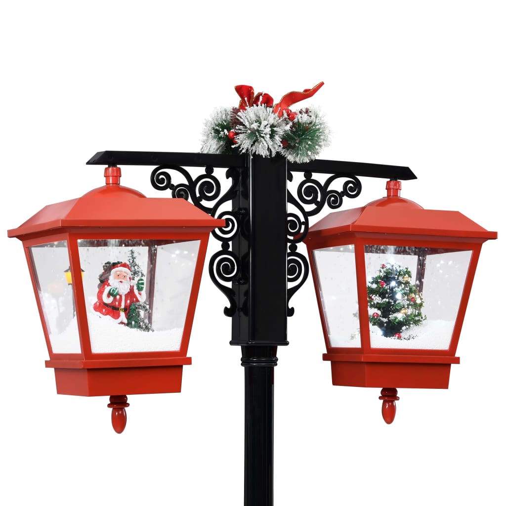 vidaXL Weihnachts-Straßenlampe mit Weihnachtsmann 81 x 40 x 188 cm PVC