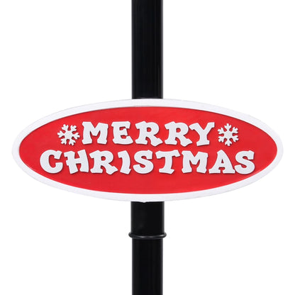 vidaXL Weihnachts-Straßenlampe mit Weihnachtsmann 81 x 40 x 188 cm PVC