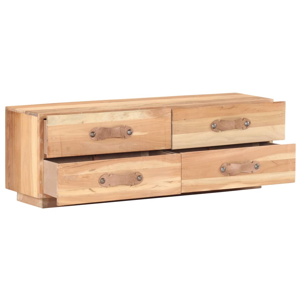 vidaXL Meuble TV en bois massif recyclé
