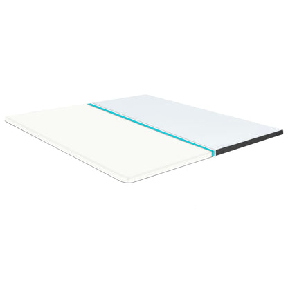 vidaXL Boxspringbett Dunkelgrau Stoff 160x200 cm
