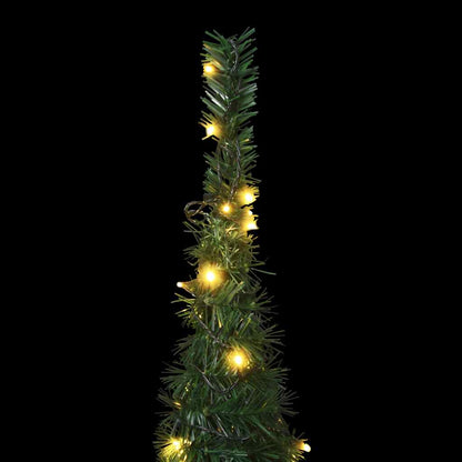 vidaXL Künstlicher Pop-Up-Weihnachtsbaum mit Beleuchtung Grün 180 cm