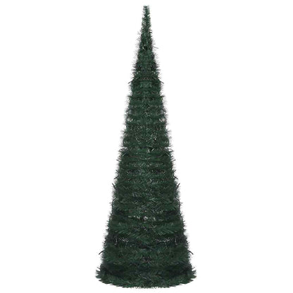 vidaXL Künstlicher Pop-Up-Weihnachtsbaum mit Beleuchtung Grün 180 cm