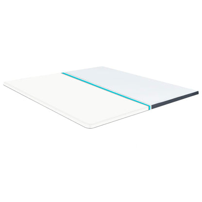 vidaXL Boxspringbett Dunkelgrau Stoff 200x200 cm