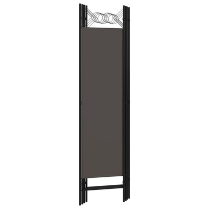 vidaXL Séparateur de pièce à 4 panneaux Anthracite 160 x 180 cm