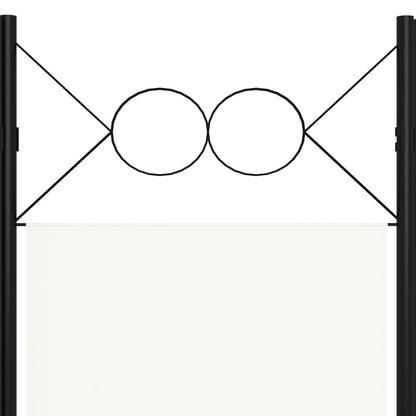 vidaXL 4-tlg. Raumteiler Weiß 160x180 cm