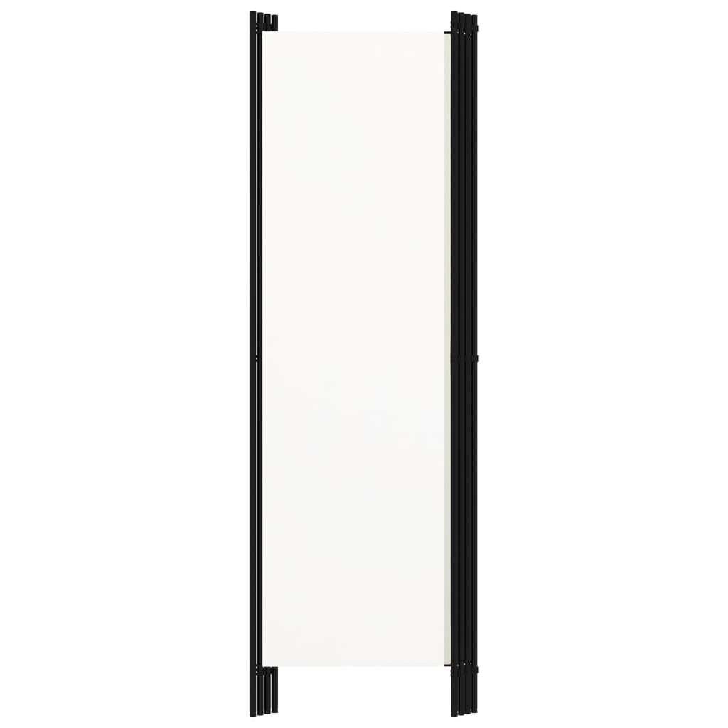 vidaXL 4-tlg. Raumteiler Weiß 200x180 cm