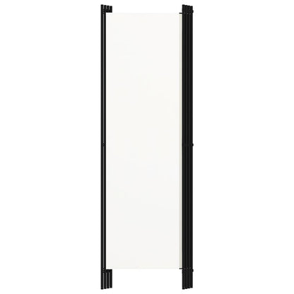 vidaXL 4-tlg. Raumteiler Weiß 200x180 cm
