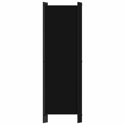vidaXL 4-tlg. Raumteiler Schwarz 200x180 cm