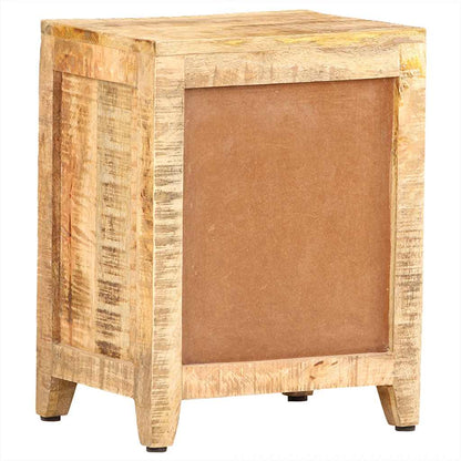 vidaXL Table de chevet 40x30x50 cm Bois de manguier massif