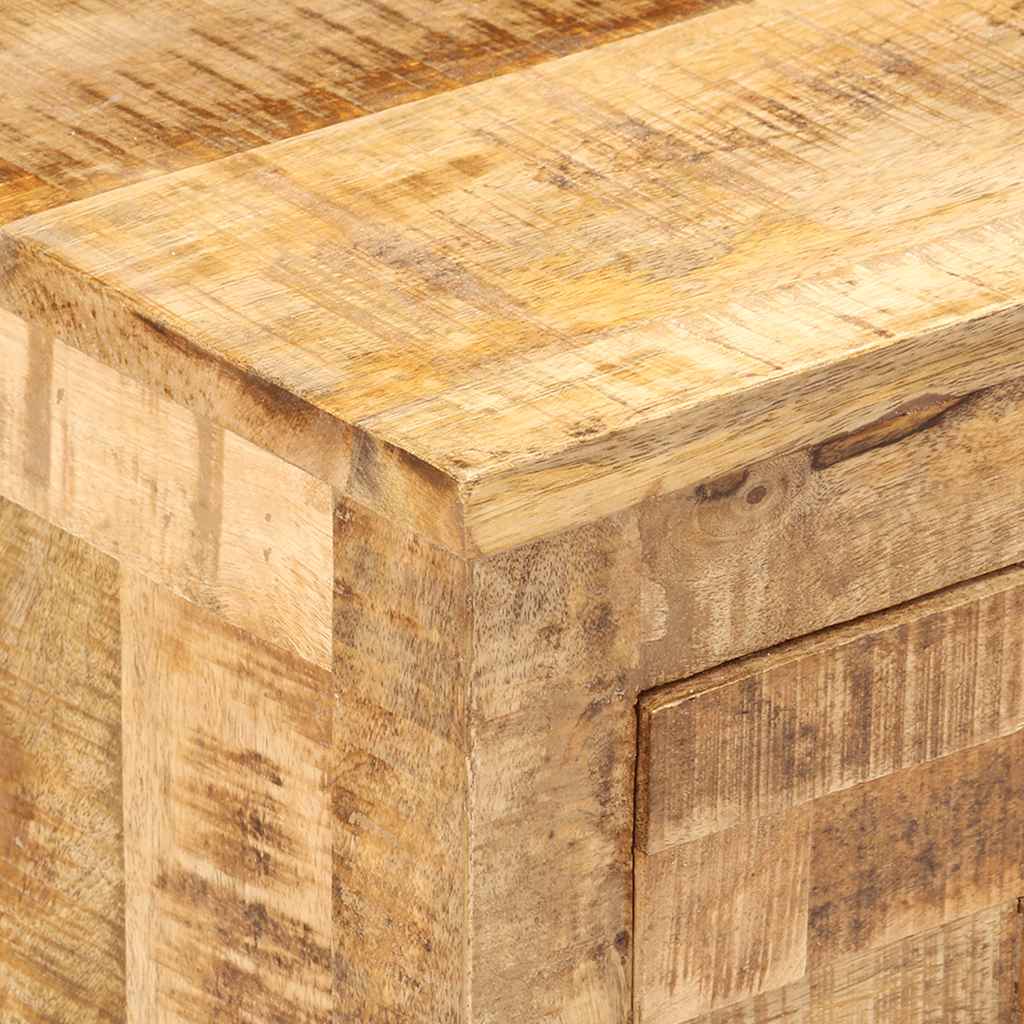 vidaXL Table de chevet 40x30x50 cm Bois de manguier massif