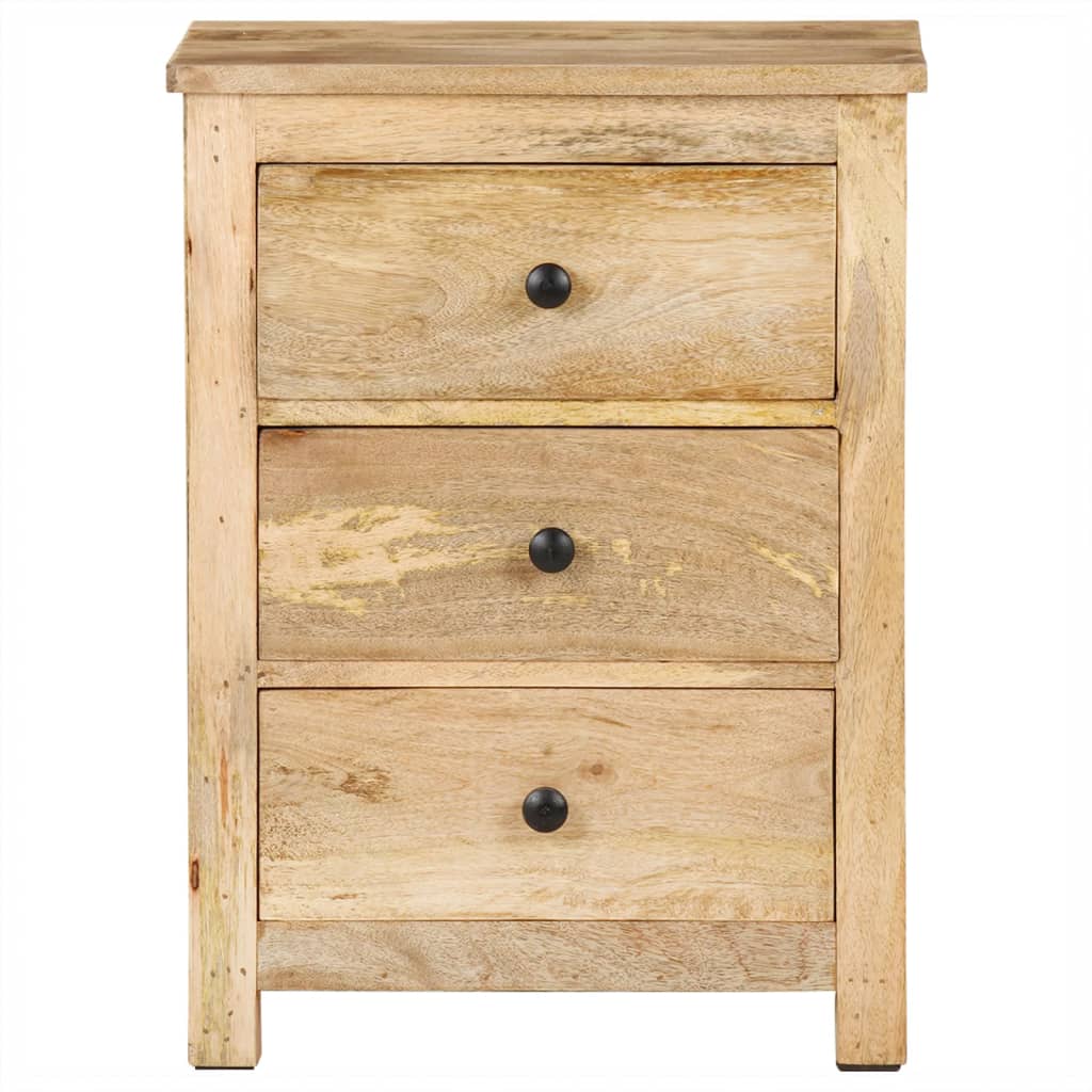 vidaXL Nachttisch 45x35x60 cm Massivholz Mango