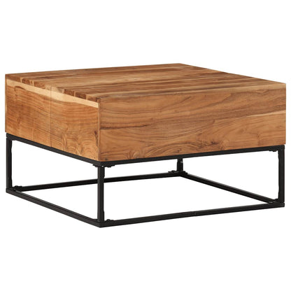 vidaXL Couchtisch 68x68x41 cm Massivholz Akazie