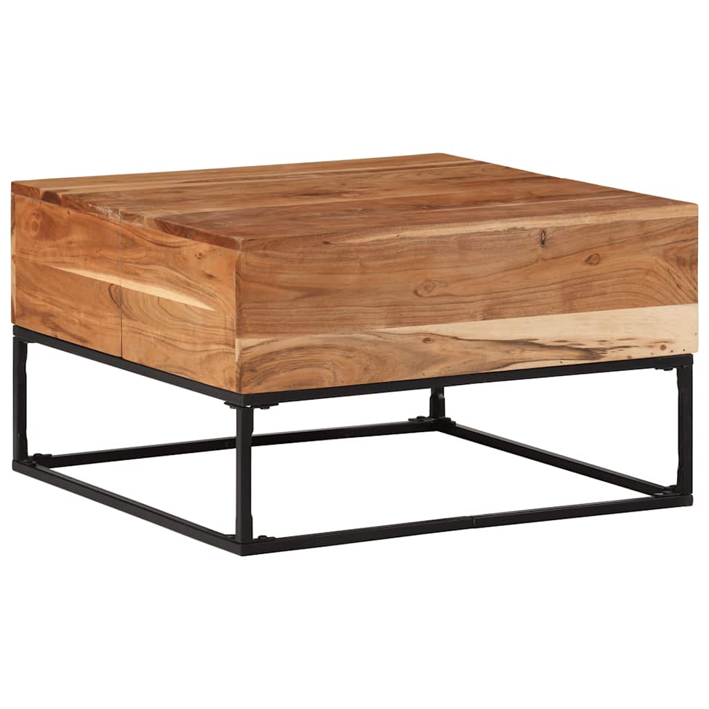 vidaXL Couchtisch 68x68x41 cm Massivholz Akazie