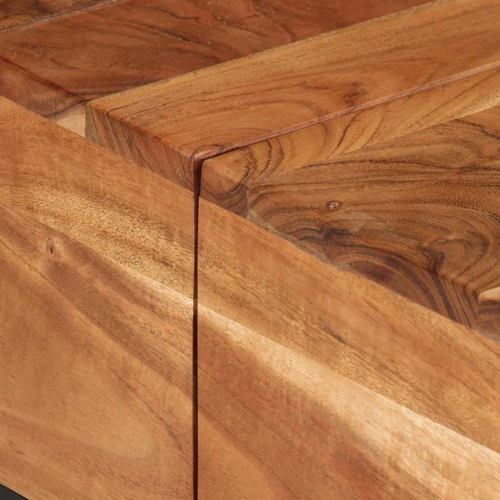vidaXL Couchtisch 68x68x41 cm Massivholz Akazie
