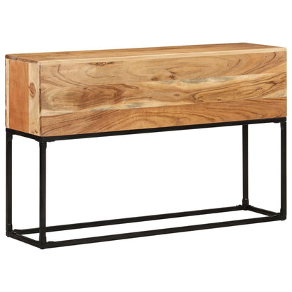 vidaXL Table console 120x30x75 cm Bois d'acacia massif