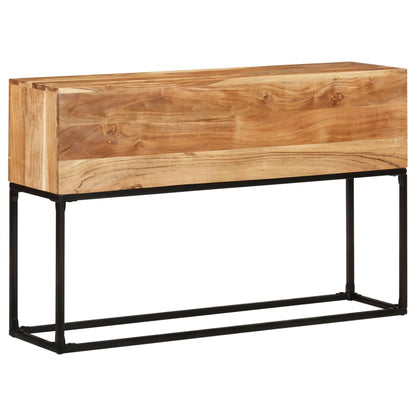 vidaXL Table console 120x30x75 cm Bois d'acacia massif