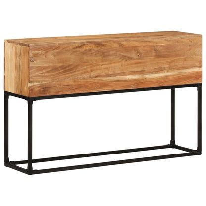 vidaXL Table console 120x30x75 cm Bois d'acacia massif