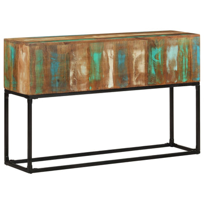 vidaXL Console 120x30x75 cm Bois de récupération massif