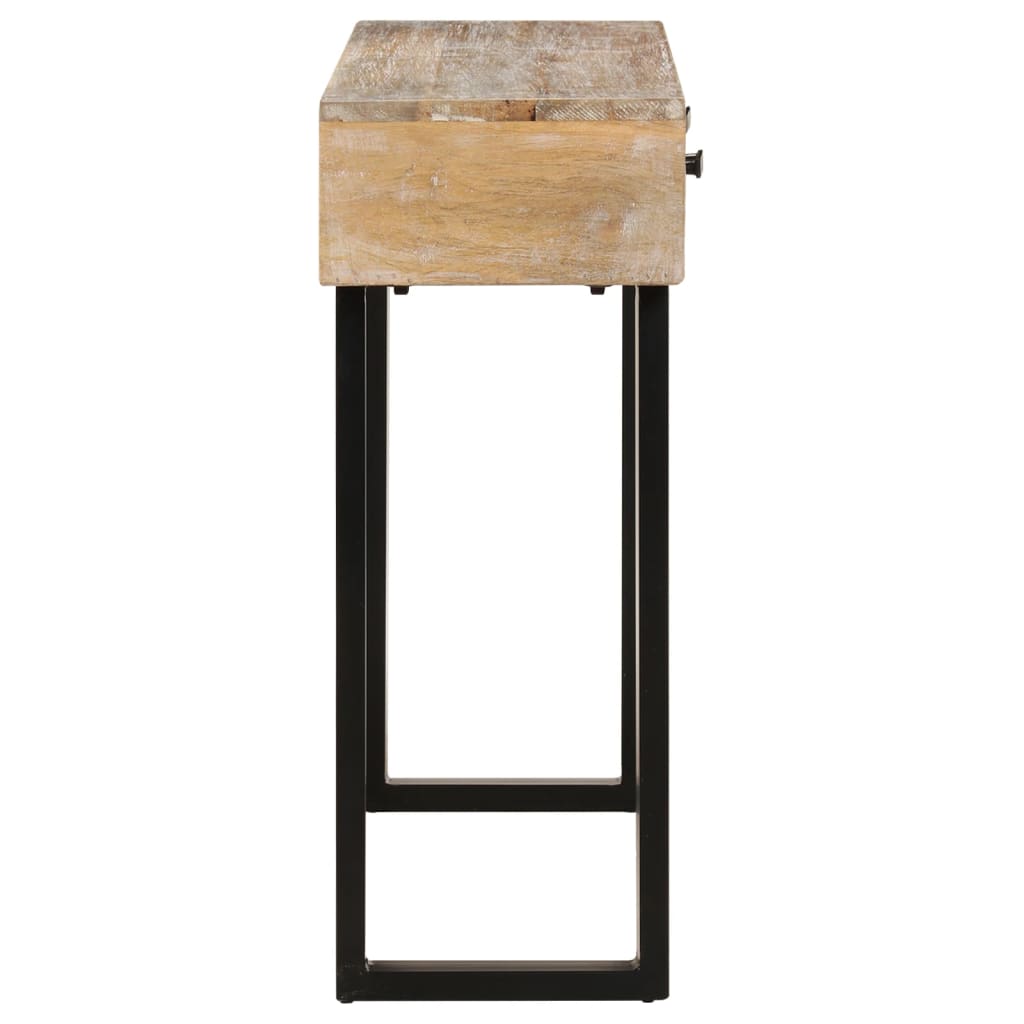 vidaXL Console 100x30x75 cm Bois de manguier massif
