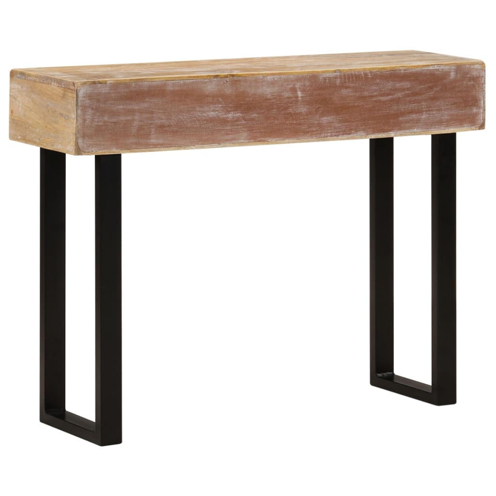 vidaXL Console 100x30x75 cm Bois de manguier massif