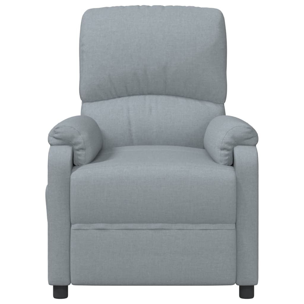 vidaXL Relaxsessel Hellgrau Stoff