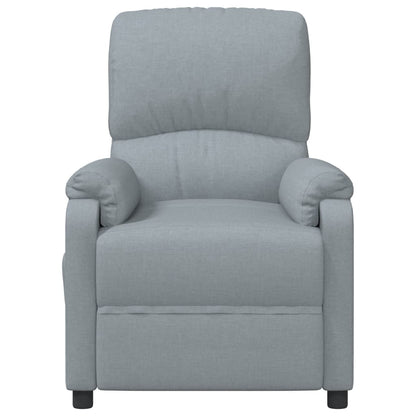 vidaXL Relaxsessel Hellgrau Stoff