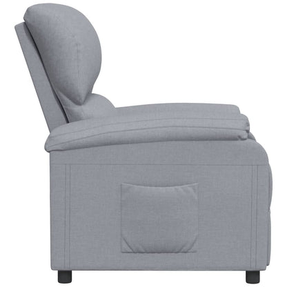 vidaXL Relaxsessel Hellgrau Stoff