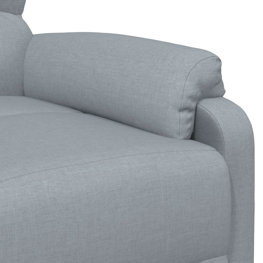 vidaXL Relaxsessel Hellgrau Stoff