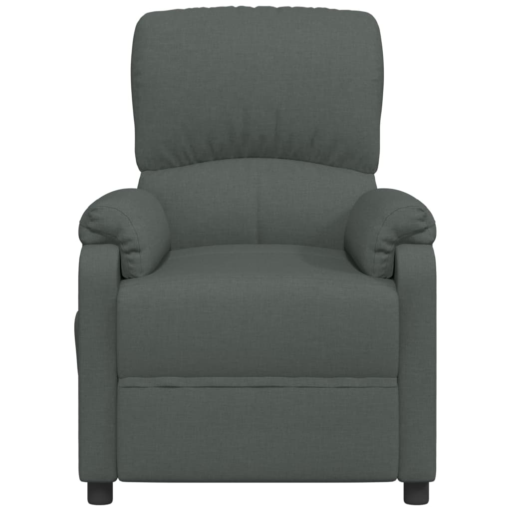 vidaXL Relaxsessel Dunkelgrau Stoff