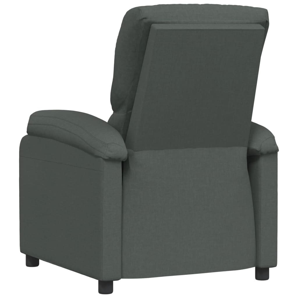 vidaXL Relaxsessel Dunkelgrau Stoff